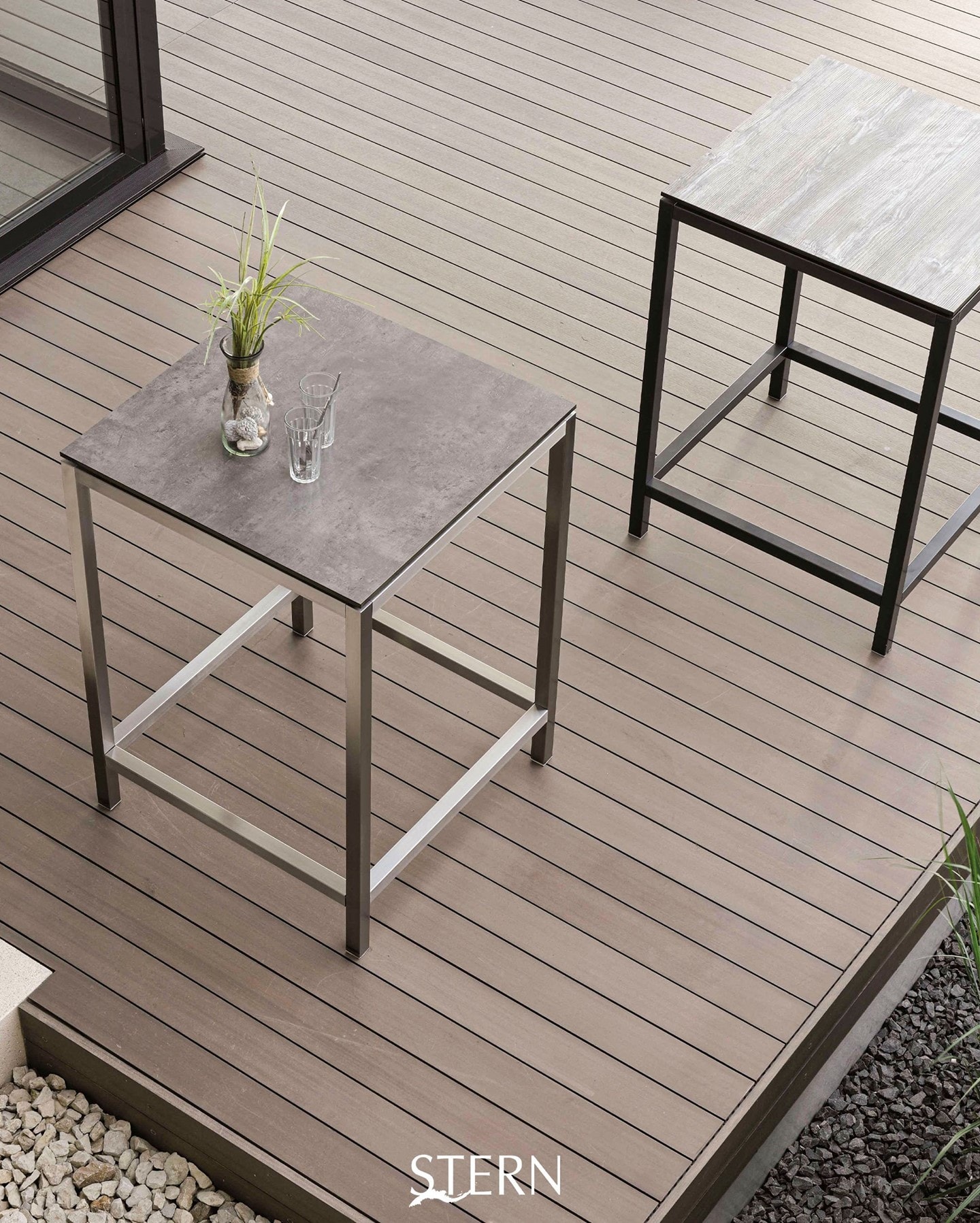 Outdoor-Stehkultur mit Stern